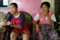Poto : Ridah dirumahnya.