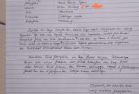 Surat Pernyataan warga Desa Tegalwaru terkait biaya PTSL Rp 2 Juta.