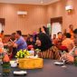 Wakil Bupati Mandailing Natal, Atika Azmi Utammi Nasution menghadiri acara ramah tamah dan jamuan makan malam bersama Kasdam I/BB Brigjen TNI, Rifky Nawawi di Aula Daulay - Simorangkir Makodim 0212/TS, Padangsidimpuan, Jum'at malam (9/12/2022).