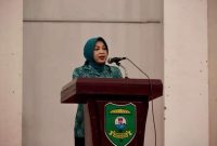 Ketua TP PKK Kabupaten Mandailing Natal, Eli Mahrani Jafar Sukhairi Nasition.