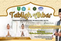Undangan Tabligh Akbar bersama Ustadz Abdul Somad dari Pemkab. Mandailing Natal.