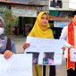 Yayasan Putera Putri Madina (YPPM) saat gelar aksi galang donasi di kota Panyabungan.