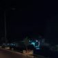 Kondisi lampu penerangan jalan umum (PJU) di jalinsum Kecamatan Siabu tak berfungsi. (9/2/2023)