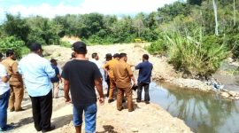 DPRD Mandailing Natal tinjau langsung Galian C di Desa Simalagi Kec. Hutabargot. (IST)