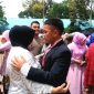 Moment perpisahan peserta didik kelas XII SMAN 3 Panyabungan dipertemukan bersama orang tua, Sabtu (11/3/2023).
