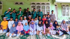 GPA Madina memberikan santunan kepada 30 Anak Yatim yang berdomisili di Kayu Jati, Panyabungan. (16/4/2023).