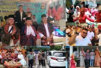Suasana saat kegiatan Reuni Akbar di SMA Negeri 1 Panyabungan Selatan, Kab. Mandailing Natal, Senin (24/4/2023).
