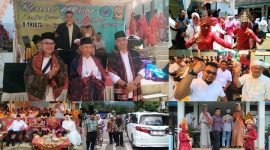 Suasana saat kegiatan Reuni Akbar di SMA Negeri 1 Panyabungan Selatan, Kab. Mandailing Natal, Senin (24/4/2023).