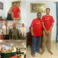 Nabil Arya Barata Lubis bersama Ayahnya Jeffry Barata Lubis (kanan).