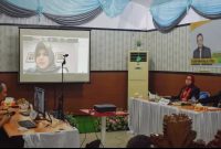 Direktur RSUD Panyabungan bersama staff sedang mengikuti akreditasi, Jum'at (12/5/2023) lalu. (Ist)