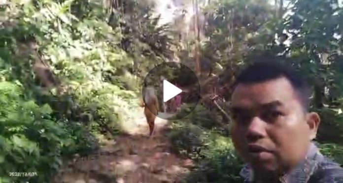 Tangkapan layar video okis ridwan