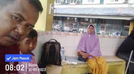 Nasaruddin didampingi langsung tim Sentra Insyaf Medan di RS Adam Malik, Senin (10/7/2023).