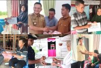 Penyerahan langsung secara tunai untuk insentif keagamaan dari Dana Desa Tahun 2023 di Kecamatan Batahan. (ist)