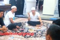 Ketua DPRD Madina H. Erwin Efendi Lubis menerima tamu sejumlah wartawan pasca pulang dari tanah suci Makkah, Sabtu (8/7/2023).