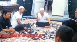 Ketua DPRD Madina H. Erwin Efendi Lubis menerima tamu sejumlah wartawan pasca pulang dari tanah suci Makkah, Sabtu (8/7/2023).