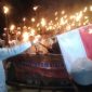 Bupati Madina HM. Ja'far Sukhairi melepas pawai obor peringati Tahun Baru Islam 1445 H, Selasa (18/7/2023).