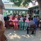 Situasi pencoblosan di TPS Gunung Tua Jae, Panyabungan saat Pilkades tetap ramai yang hadir, Selasa (22/8/2023).