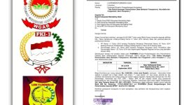 Tampilan tiga Organisasi Kemasyarakatan dan surat edaran Bimtek Dana Desa Kab. Mandailing Natal yang dilaksanakan Pekanbaru-Riau, (ist).
