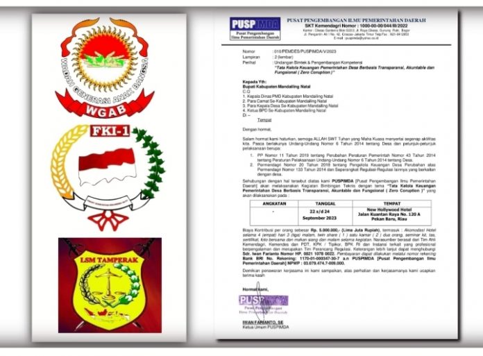 Surat Edaran Bimtek Dana Desa 2023