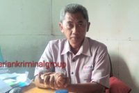 Hariyadi, ST selaku Penanggungjawab Bagian Saluran sekaligus Kapala Operasional PT. Jaya Konstruksi di Kab. Mandailing Natal.
