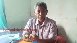 Hariyadi, ST selaku Penanggungjawab Bagian Saluran sekaligus Kapala Operasional PT. Jaya Konstruksi di Kab. Mandailing Natal.