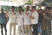 Ketua DPRD Sumatera Utara Harun Mustafa Nasution saat reses di Desa Gunung Tua Panggorengan, Mandailing Natal, Kamis (19/10/2023). Foto : Dedi Tio/SMN TV.