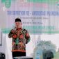 Camat Muara Sipongi Ahmad Pamilu, S.Sos dalam pembukaan Re-Survey Akreditasi UPTD Puskesmas Muara Sipongi, Kamis (2/11/2023).