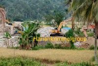 Tangkapan kamera lokasi tambang emas di Kotanopan, Madina. (ist)