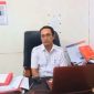 Rahmat Daulay selaku Plt. Inspektur Inspektorat Kabupaten Mandailing Natal diruang kerjanya, Rabu (24/1/2024). Foto : Joki Naaution