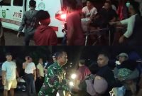 Terpantau warga bersama Aparat TNI/Polri dan Pers ikut evakuasi pasien keracunan gas menuju ruang IGD RSUD Panyabungan, Kamis (22/2/2024). [Foto: Joki Nasution].