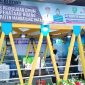 Stand Pameran Dinas Pekerjaan Umum dan Penataan Ruang Pemerintah Kabupaten Mandailing Natal di HUT Ke-25. [Foto: Joki Nasution]