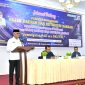 Asisten III Setdakab Mandailing Natal Drs. Lismulyadi Nasution, MM saat membacakan kata sambutan pembukaan acara sosialisasi perpajakan dari Bapenda Madina, Rabu (29/5/2024). [Ist]