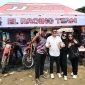 Ceo EL Racing Team, H. Erwin Efendi Lubis bersama keluarga di Sirkuit Taman Raja Batu, Sabtu (21/9/2024).