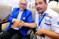 Edi Adwar bersama Ketua Umum PAN, Zulkifli Hasan (ist)