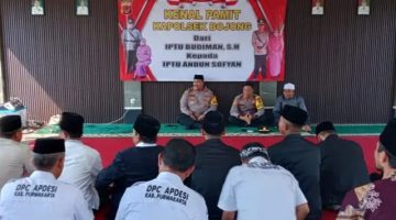 Khidmat dan Penuh Keakraban, Polsek Bojong Gelar Kenal Pamit Kapolsek
