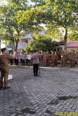 Jelang Malam Takbiran dan Solat Idul Adha Polsek Caringin Polres Garut Intensifkan Pengamanan