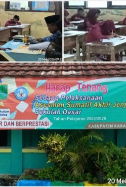 Menuju Jenjang Lebih Tinggi, Siswa Kelas VI SDN Mekarmaya 1 Cilamaya Wetan Jalani ASAJ dengan Tertib