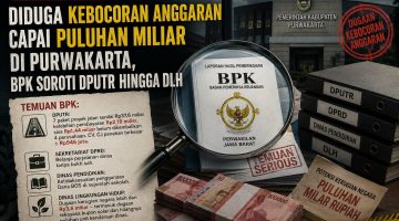 Diduga Kebocoran Anggaran Capai Puluhan Miliar di Purwakarta, BPK Soroti DPUTR hingga DLH