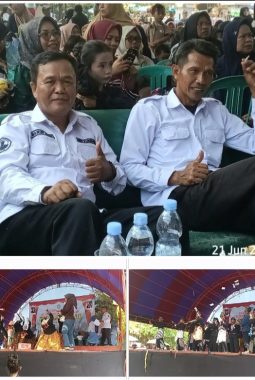 Panggung Bocah Berprestasi, Perpisahan SDN Pamekaran 2 Banyusari Jadi Lautan Saweran