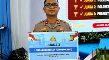 Polsek Pinang Raih Juara III Lomba Kebersihan Mako, Bukti Disiplin dan Layanan Prima