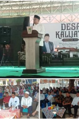 Kasi Pemerintahan Kecamatan Jatisari Hadiri Tabligh Akbar Hari Jadi Desa Kalijati