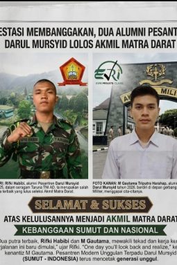 Alumni Pesantren Darul Mursyid Lulus Taruna Akmil 2026