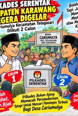 Pilkades Serentak Karawang Segera Digelar, Desa Cariumulya Diikuti Dua Bakal Calon