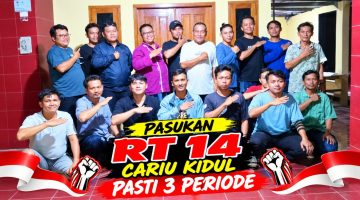 Kepala Desa Cariu Mulya Engkus Kusnadi Siap Melanjutkan Pengabdian, Dukungan Datang Dari Warga RT 14 Cariu Kidul