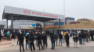 FMSB Gelar Aksi Damai di BYD Subang, Desak Dialog Terbuka soal Penyerapan Tenaga Kerja Lokal