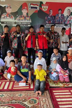 Laskar Merah Putih Markas Cabang Madina Santuni Anak Yatim Piatu, Peringati HUT LMP ke 26