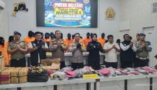 Pengungkapan peredaran Narkoba di Wilyah Hukum Polres Madina, Rabu (28/10/2026).
