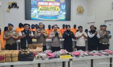 Polres Madina Ungkap 33 Kejahatan Narkoba Periode Agustus – Oktober 2026