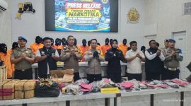 Pengungkapan peredaran Narkoba di Wilyah Hukum Polres Madina, Rabu (28/10/2026).