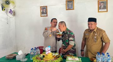 Polsek Na IX-X X Beserta Forkopimca Rayakan HUT TNI ke 81